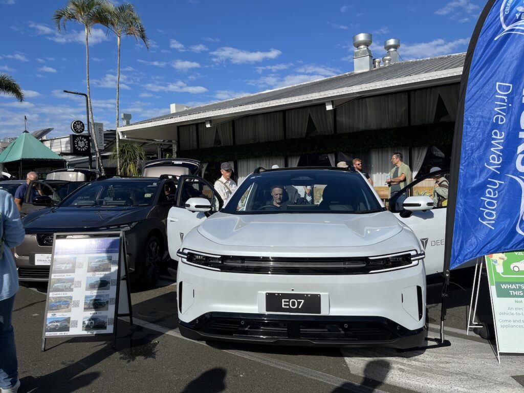 Deepal E07 at the 2026 Noosa EV & Electrify Everything Expo