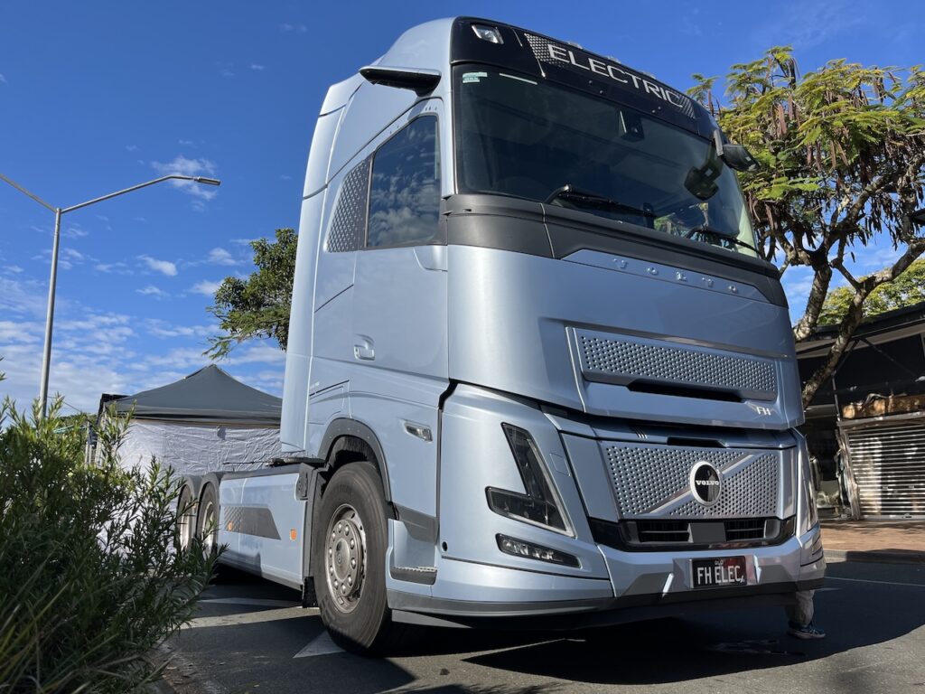 Volvo FH electric truck at the 2026 Noosa EV & Electrify Everything Expo