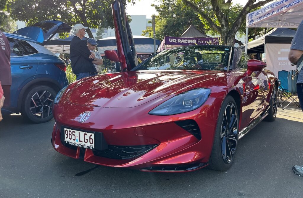 MG Cyberster at the 2026 Noosa EV & Electrify Everything Expo