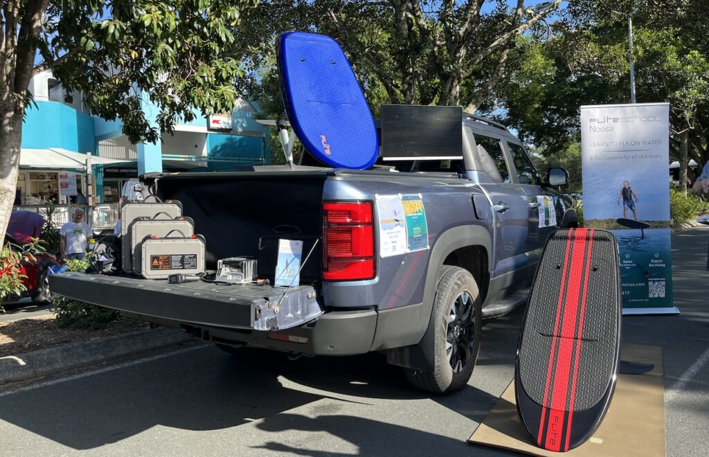 BYD Shark plus E-Foil kit at the 2026 Noosa EV & Electrify Everything Expo