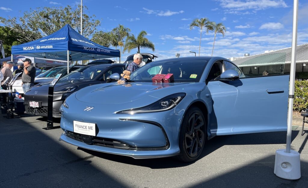 MG IM5 at the 2026 Noosa EV & Electrify Everything Expo