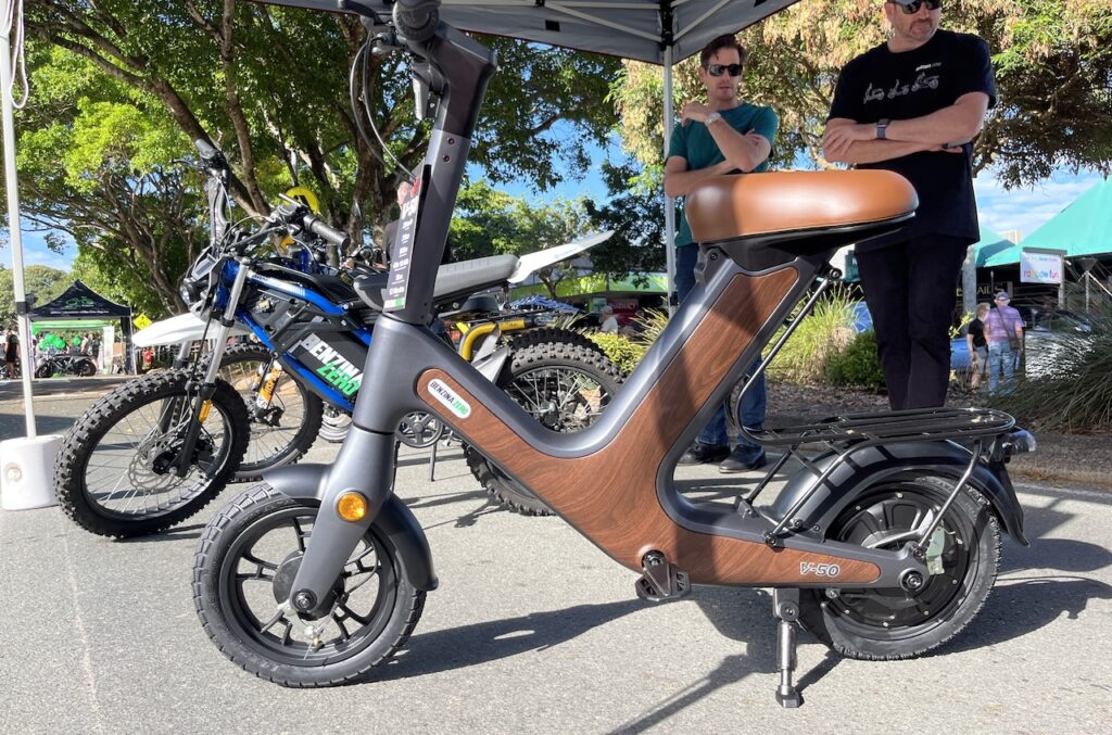 Electric scooters at the 2026 Noosa EV & Electrify Everything Expo