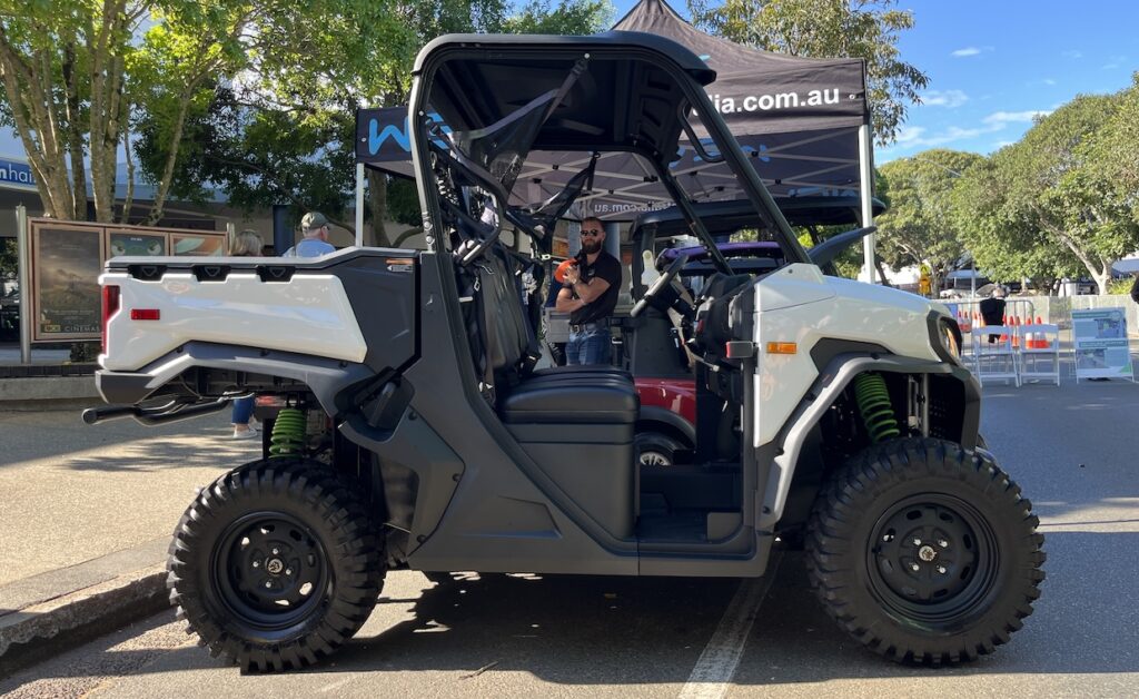 Electric side-by-side at the 2026 Noosa EV & Electrify Everything Expo