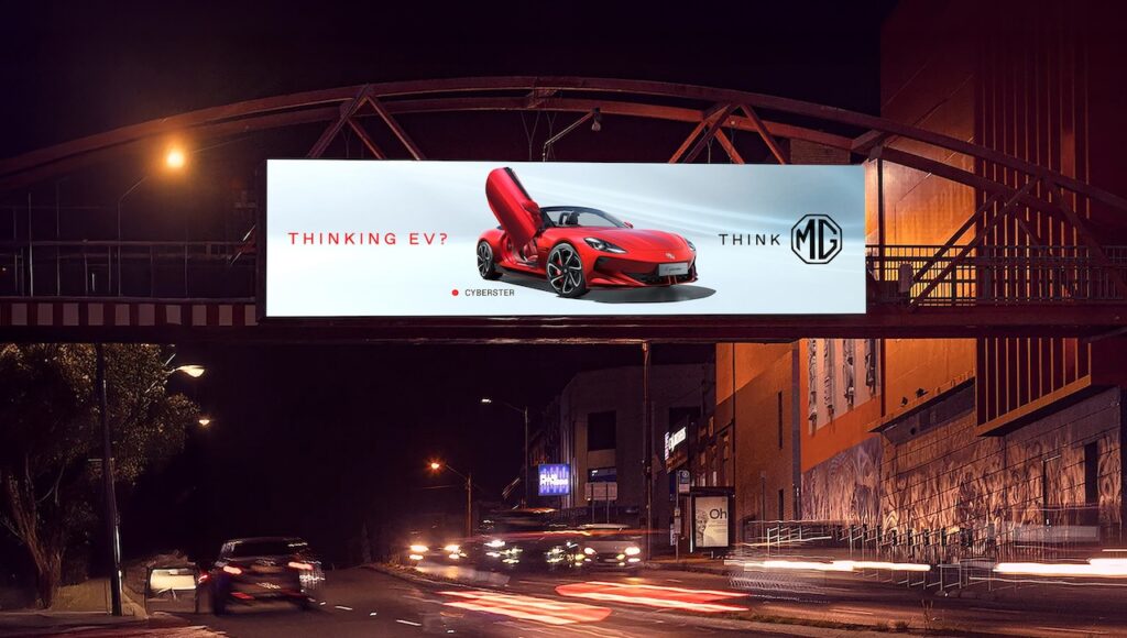 MG advertising campiagn.