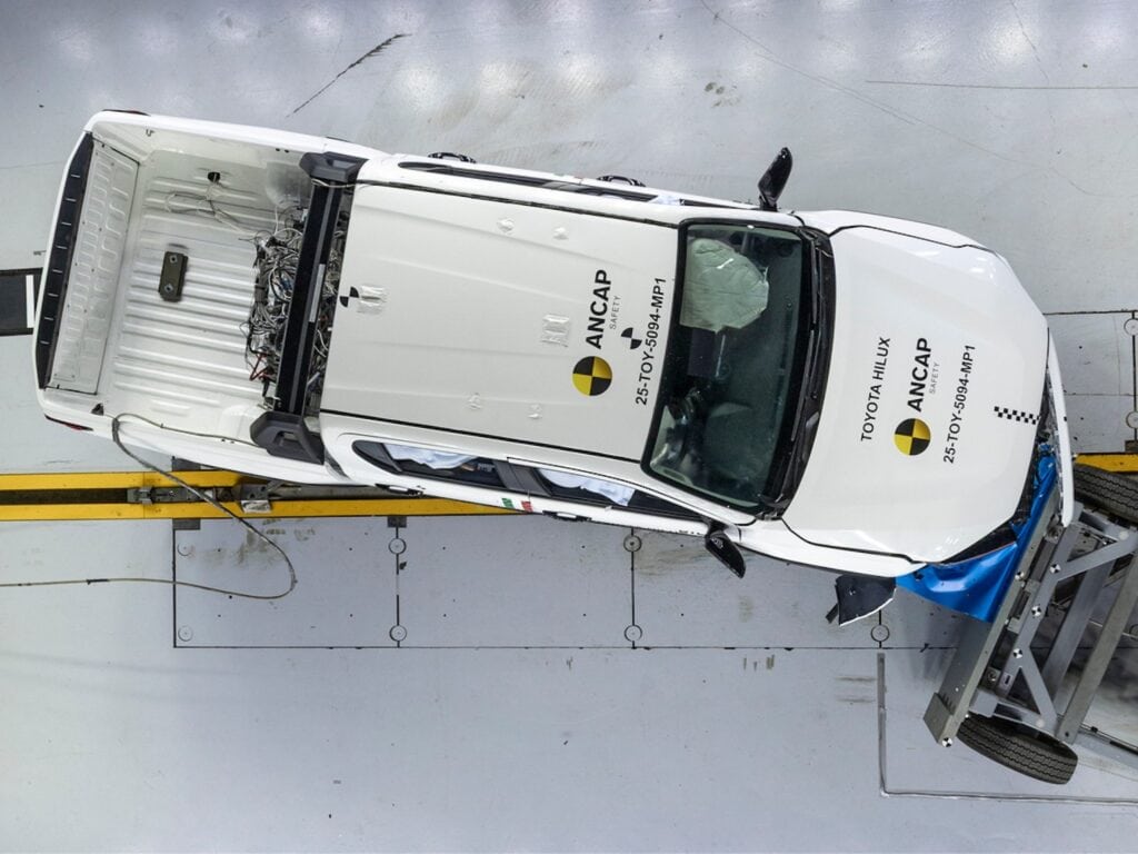 Toyota HiLux. ANCAP five stars.