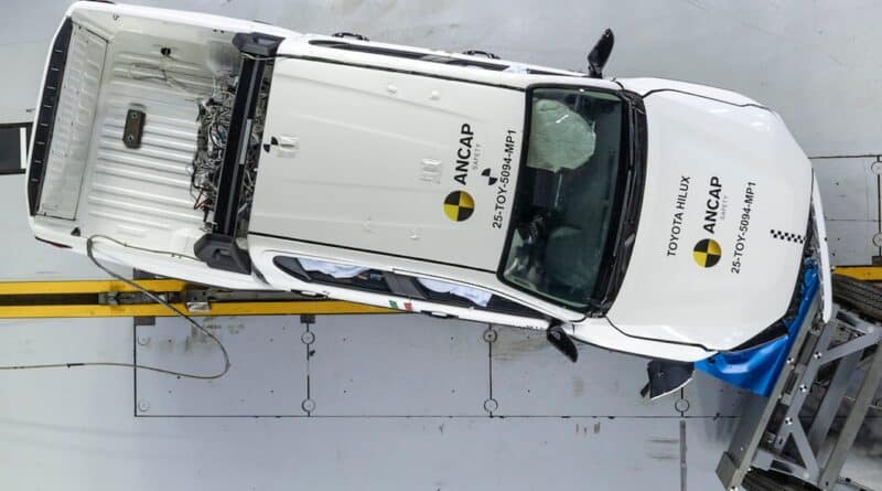Toyota HiLux. ANCAP five stars.