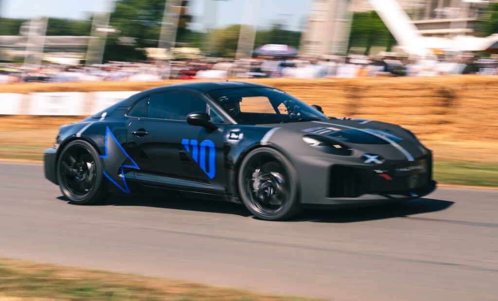 2027 Alpine A110 EV.