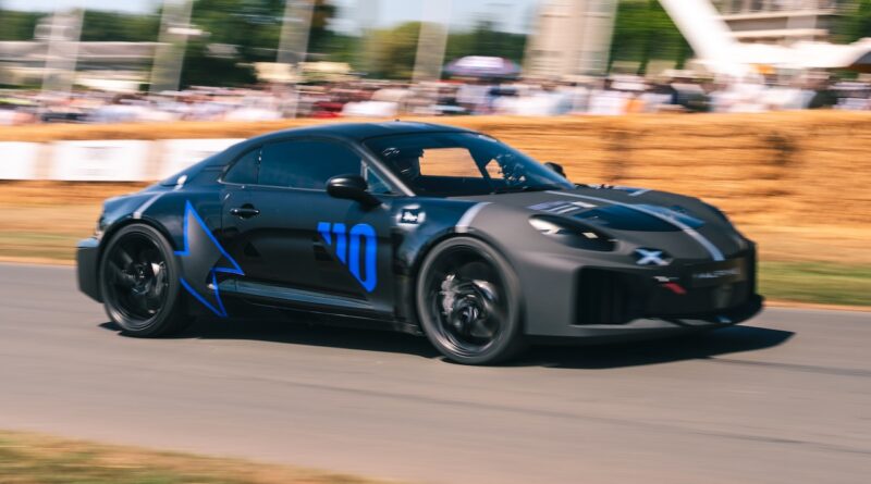 2027 Alpine A110 EV.