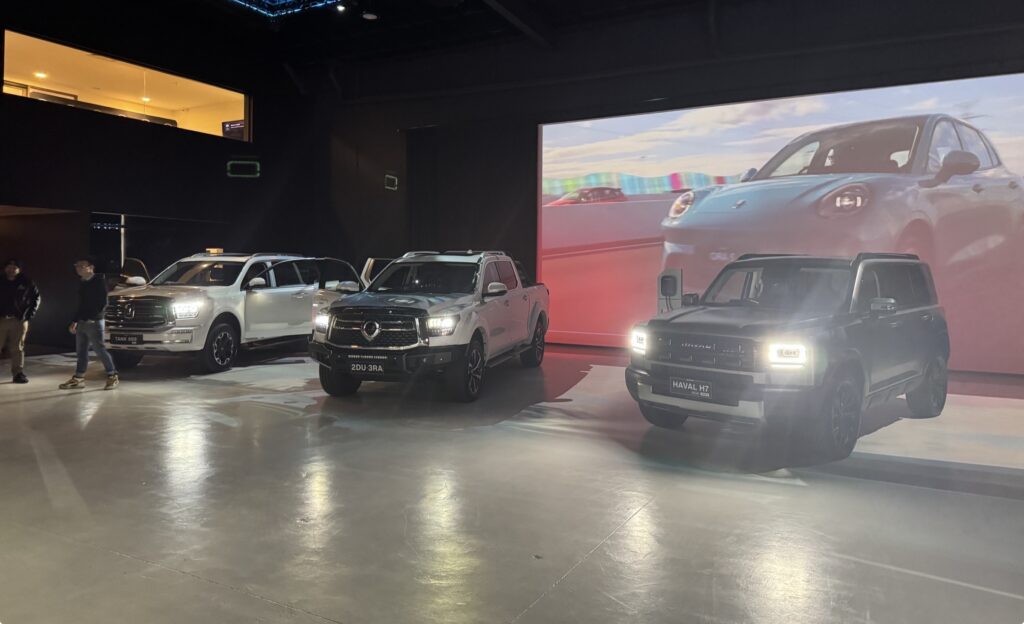 GWM Tank 500, GWM Cannon Alpha and GWM Haval H7.