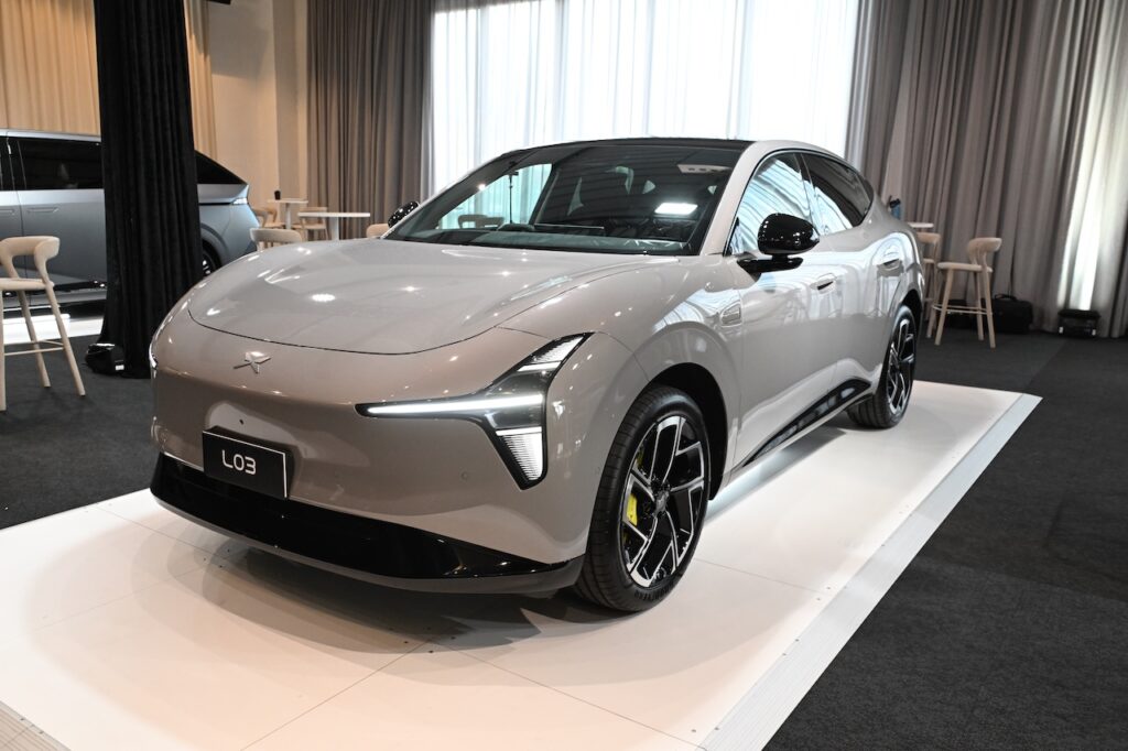 XPeng Australia relaunch: L03.