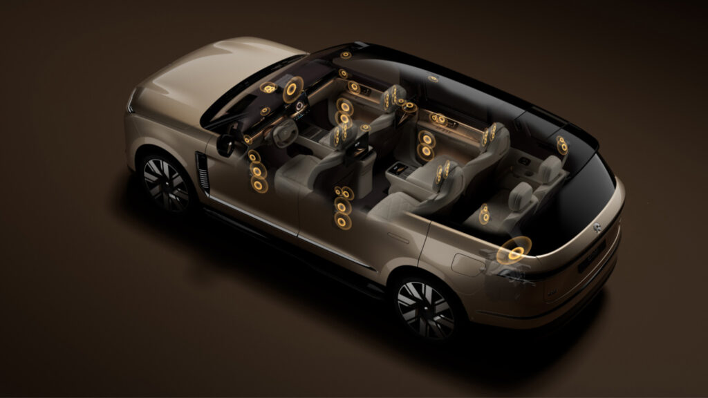 Nio ES9 comes with a 47-speaker sound system.