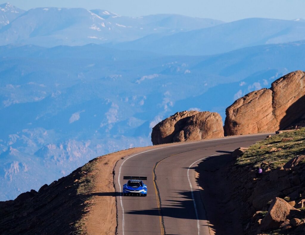 Ford Super Mustang Mace-E at the 2026 Pikes Peak hill climb
