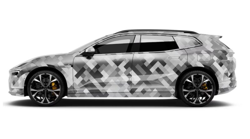 2026 Polestar 4 SUV teaser.