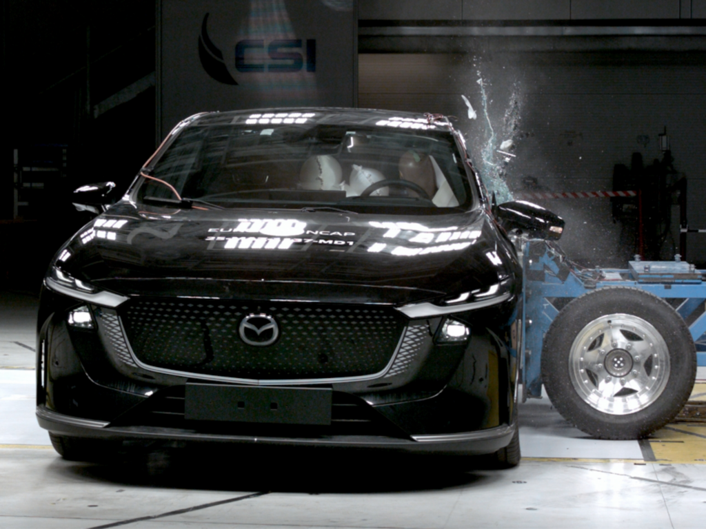 2026 Mazda 6e ANCAP crash results.